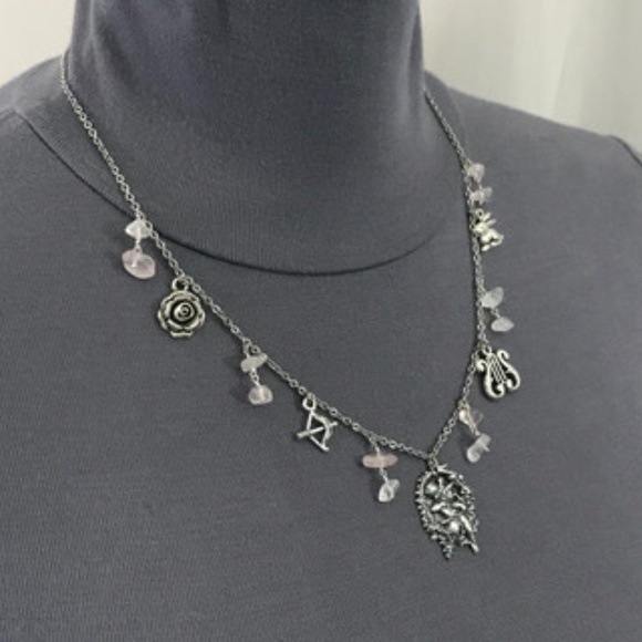 "Eros: God of Love" Cupid Greek Roman Mythology Handmade Necklace, Bow & Arrow - Picture 10 of 16